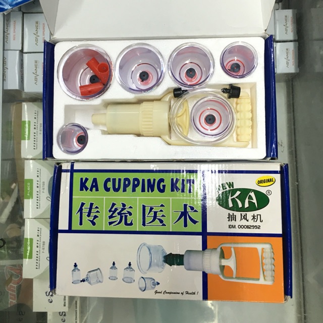 NEW KA Cupping Kit Alat Kop angin Bekam Masuk Angin isi 6 / 12