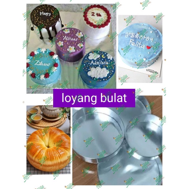 LOYANG ALUMINIUM BULAT KECIL MINI CAKE