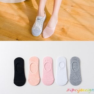  Kaos  Kaki  Invisible Anti Slip Bahan Silikon Warna Permen 