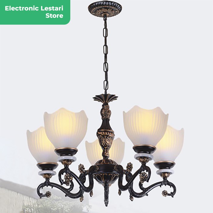 Lampu Gantung Hias Antik Ruang Kerja Tamu Cabang 5