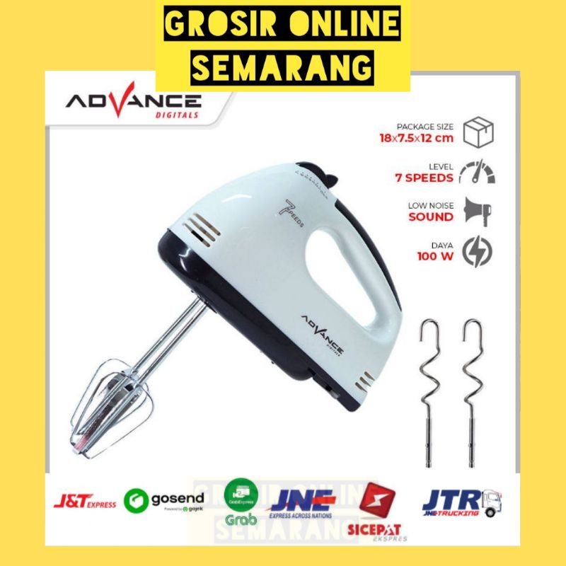 Jual Advance Hand Mixer Mx 133 Alat Pengaduk Dengan 7 Kecepatan