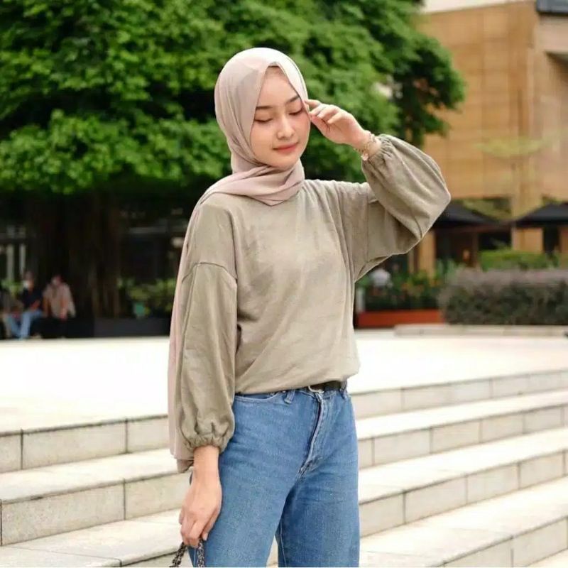 Arifirn - Blouse Lucy | Blose Wanita Murah | Baju Wanita | Kaos Panjang Wanita