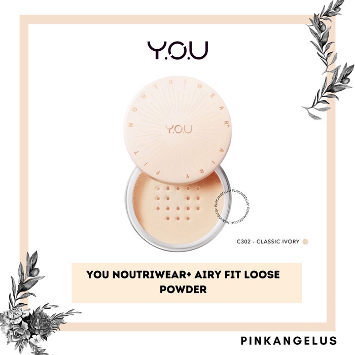 COD NoutriWear+ Airy Fit Loose Powder YOU Official Store | Bedak Tabur - Classic Ivory
