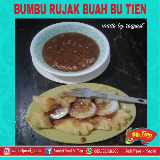 

Bumbu Rujak Buah Bu Tien with Cashew | Extra Ordinary Quality | Just Taste It