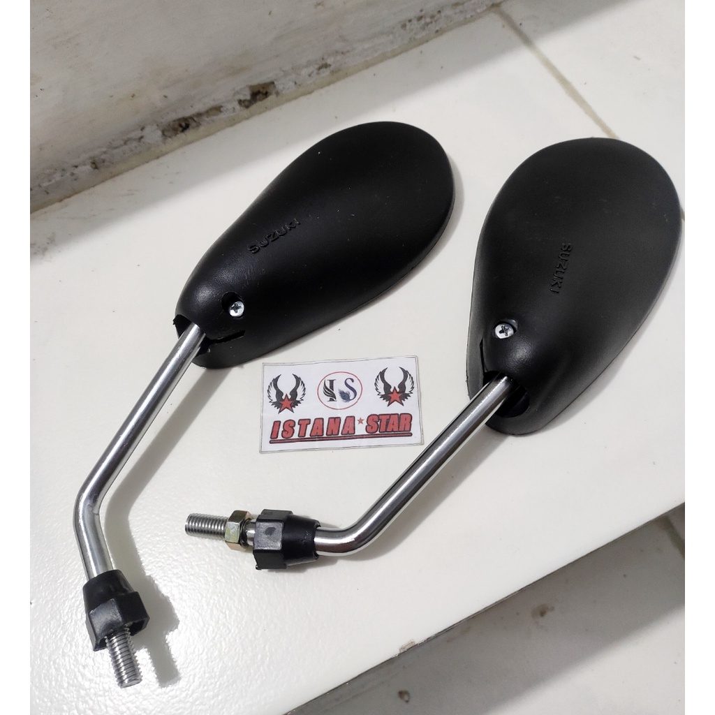 Spion standar fu kaca spion standar satria fu tangkai crome drat 12