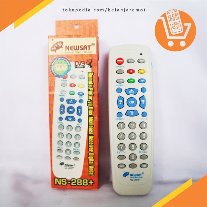 Remote Receiver TV Parabola Universal Multi Semua Merk