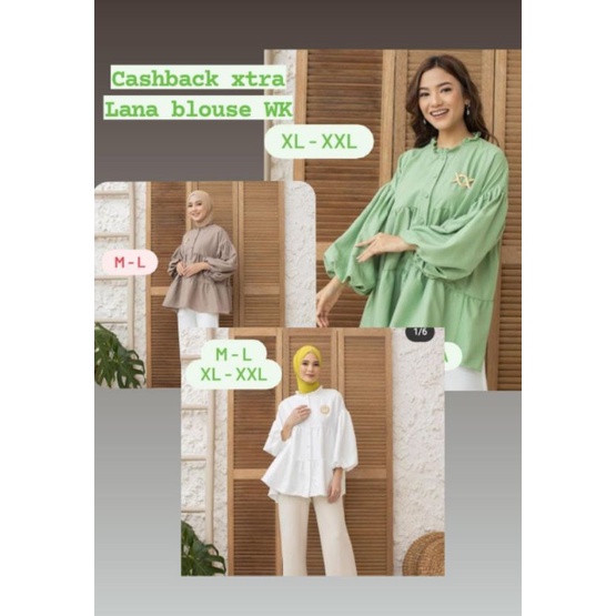 Lana Blouse Winter White , forest , Latte by Wearingklamby Klamby