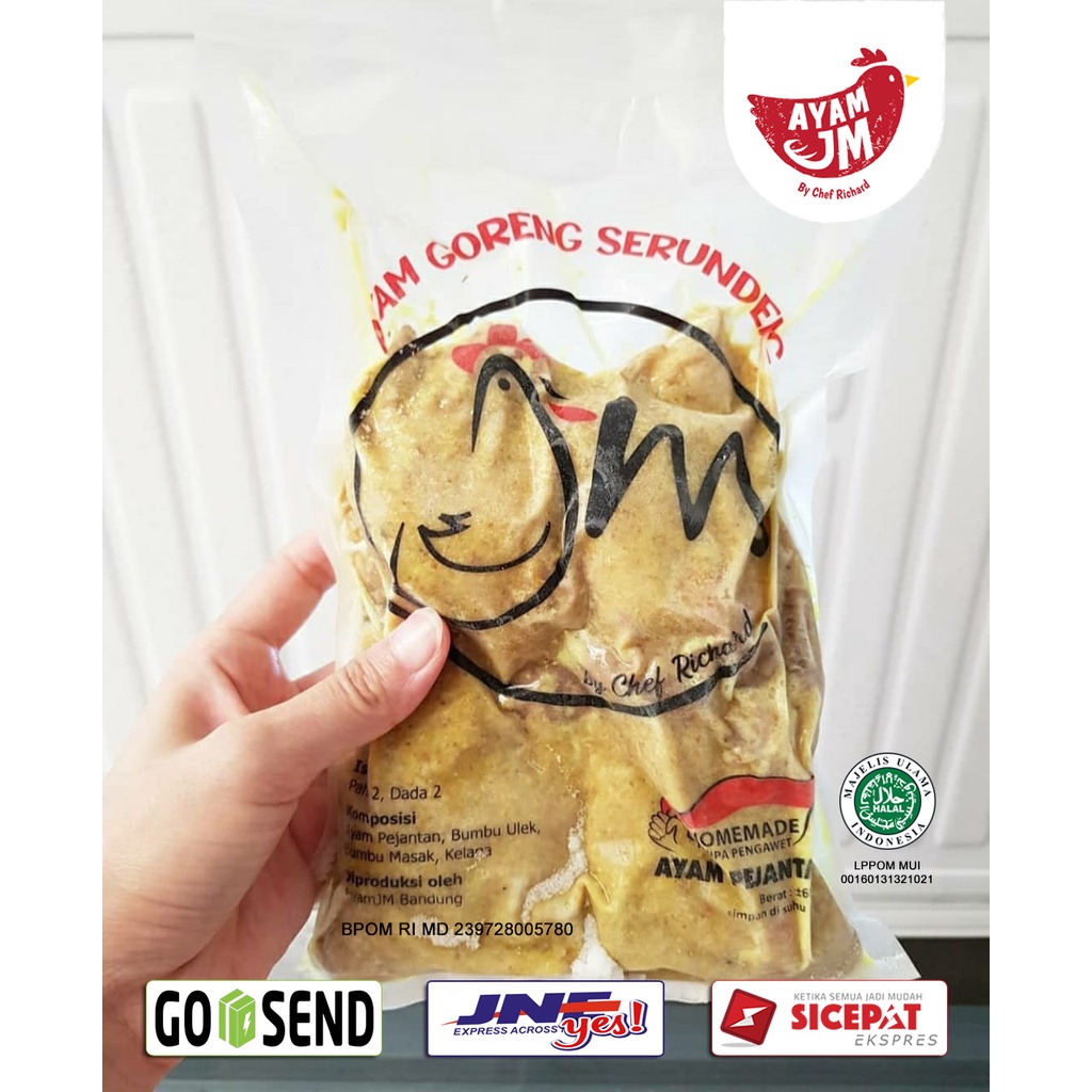 

GOSEND JNE AYAM SERUNDENG JM 1 EKOR PEJANTAN BANDUNG AYAMJM MURAH