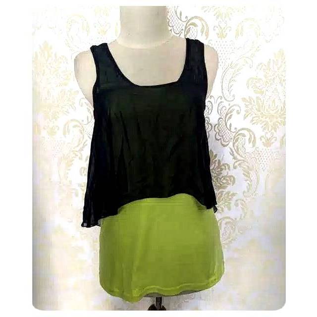 

Tanktop import kuning stabilo