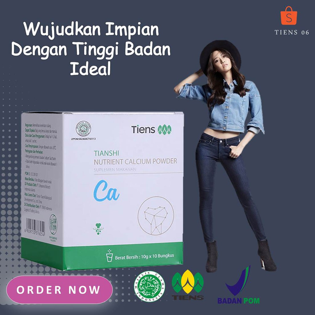 

Susu Susu Peninggi Badan Susu Bubuk Nutrient High Calcium Powder tiens
