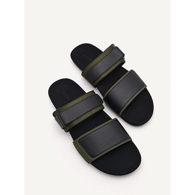 SANDAL SLIDE PEDRO PRIA ORIGINAL CASUAL BRANDED HIJAU PM120