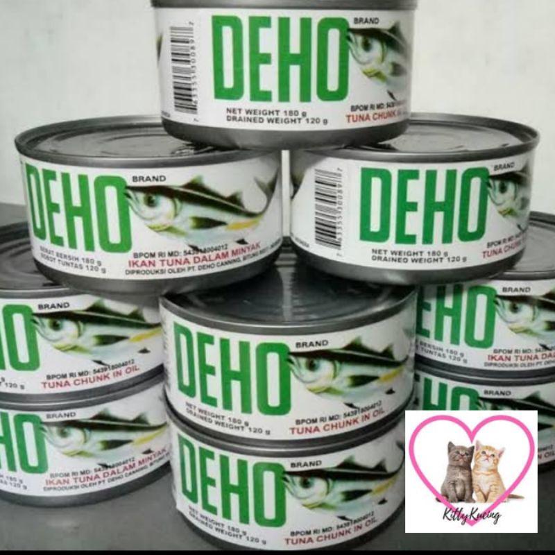 

Sarden Tuna DEHO Kaleng 180gr Siap Makan