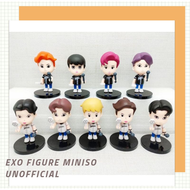 Action Figure EXO K-pop Exo Suho Kay Lay D.O Sehun Chanyeol Exo Idol Korea
