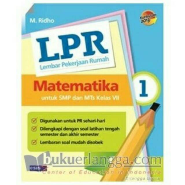 LPR MATEMATIKA SMP/MTS KLS VII/K2013
