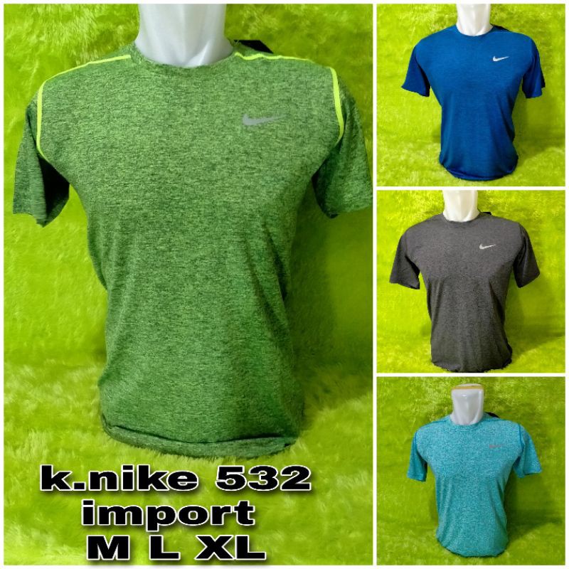 Kaos olahraga pria / baju fitnes / kaos gym running import