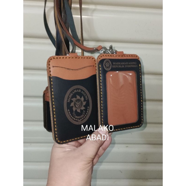 

Kalung Id - Card Mahkamah Agung bahan kulit asli
