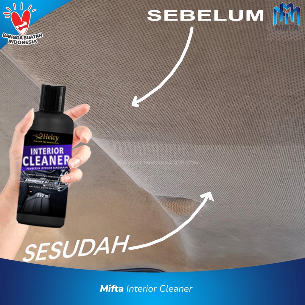 PEMBERSIH INTERIOR HELCY / INTERIOR CLEANER / PEMBERSIH INTERIOR MOBIL