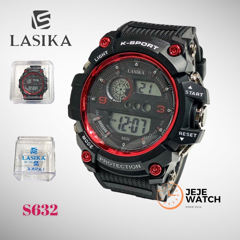 Jam Tangan Lasika Digital Besar/Jumbo Sport S632