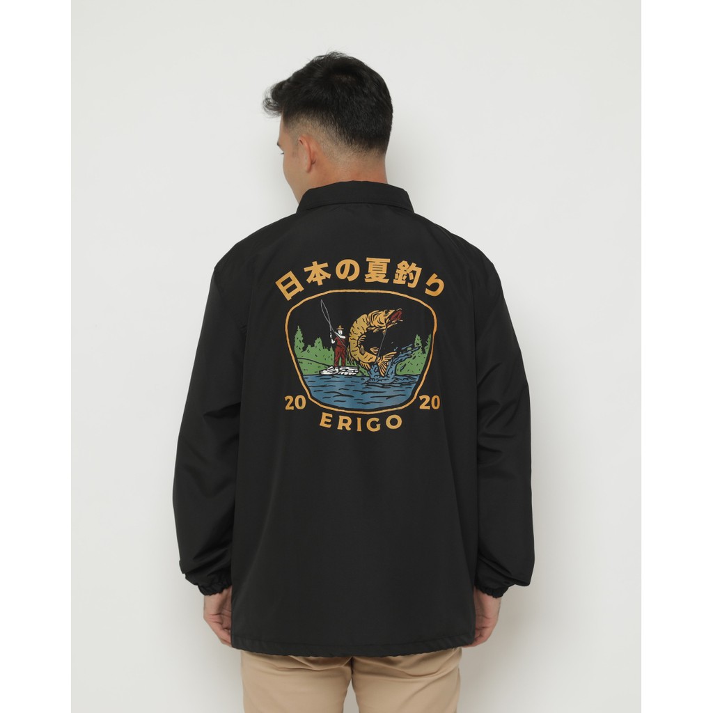 

Erigo Coach Jacket Natsu Black