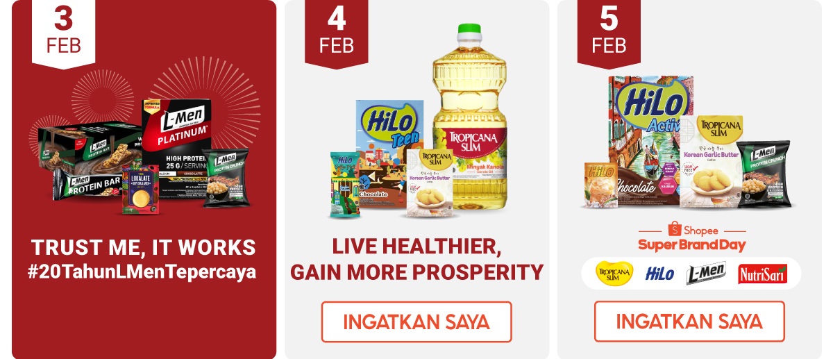 Super Brand Day Nutrimart | 3 Feb