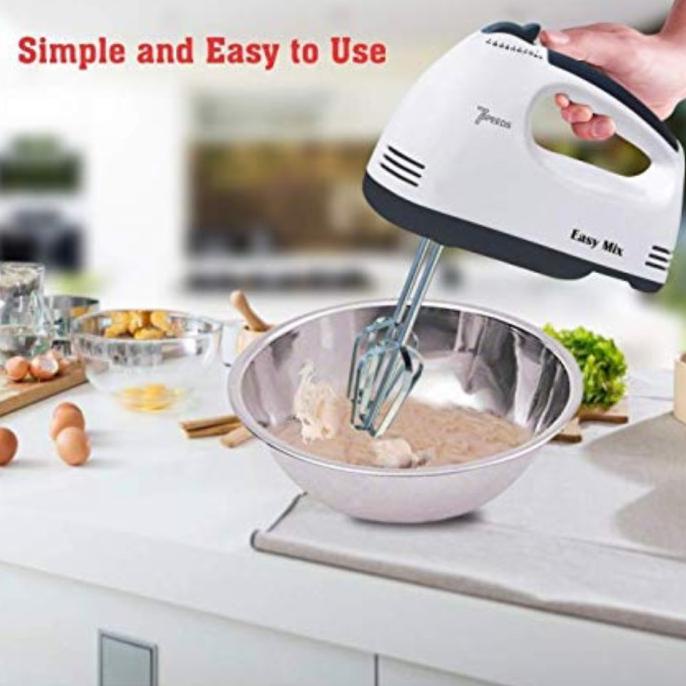 Best Produk] Scarlett Hand Mixer Tangan 7 Speed Pengocok Telur Kue Elektrik Murah