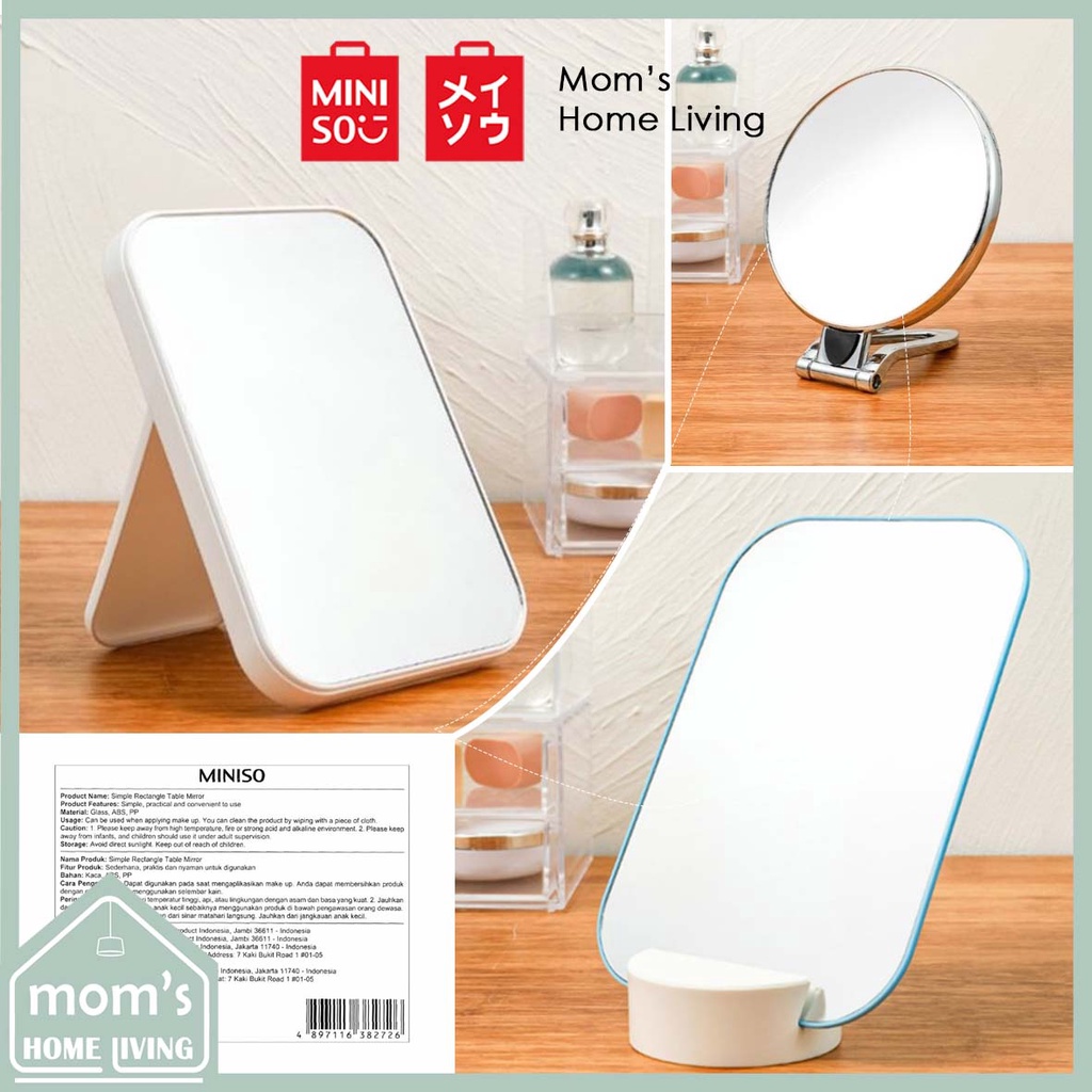 Jual MINISO MIRROR CERMIN FASHION ORIGINAL MINISO Shopee Indonesia