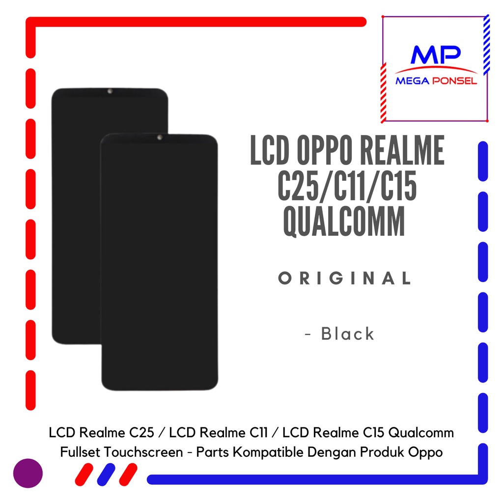 LCD Realme C25 / Realme C11 / Realme C15 Qualcomm Fullset Touchscreen
