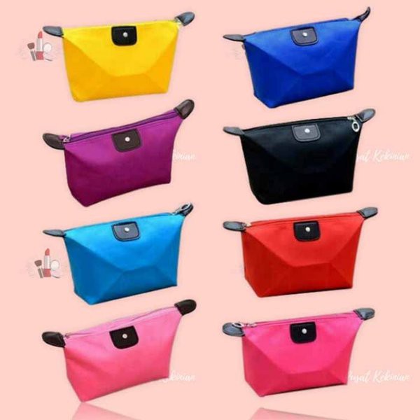 SHABRINA_FASHION!! TAS KOSMETIK BAG POUCH WARNA RANDOM