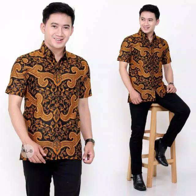 BATIK ZID_FA/ KEMEJA HEM BATIK / KEMEJA BATIK LENGAN PENDEK/ HEM BATIK MURAH/ HEM BATIK MODERN