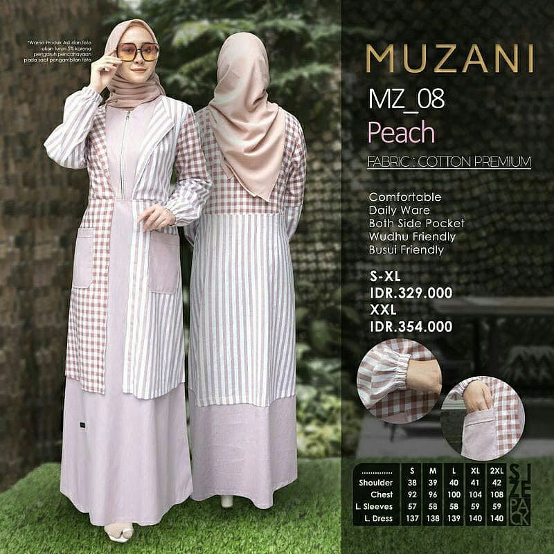 PROMO GAMIS ENDOMODA MUZANI MZ 08 TERBARU DAN TERLARIS ENDOMODA GAMIS PEREMPUAN MUSLIMAH