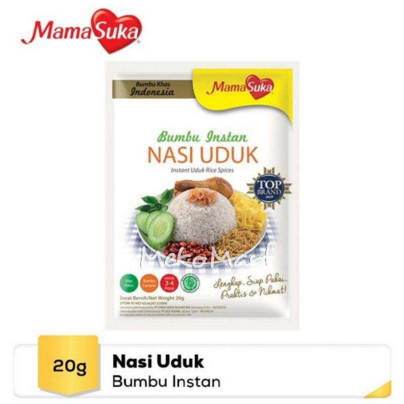 

Mama suka Bumbu Nasi Uduk 20 gr 1 pack isi 20 pcs