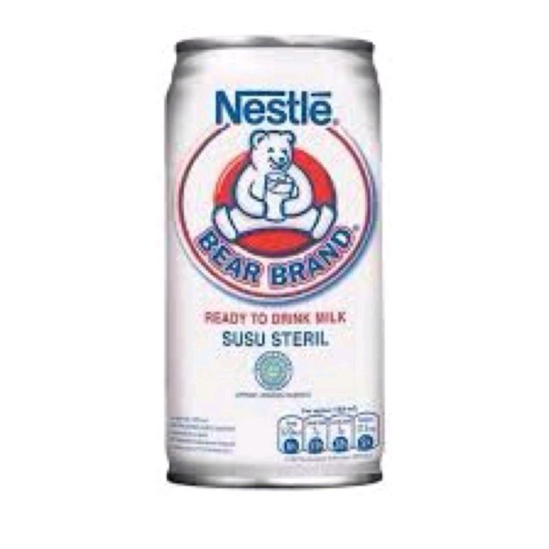 

Susu Beruang Bear Brand Nestle Susu Cair Steril 189 ml
