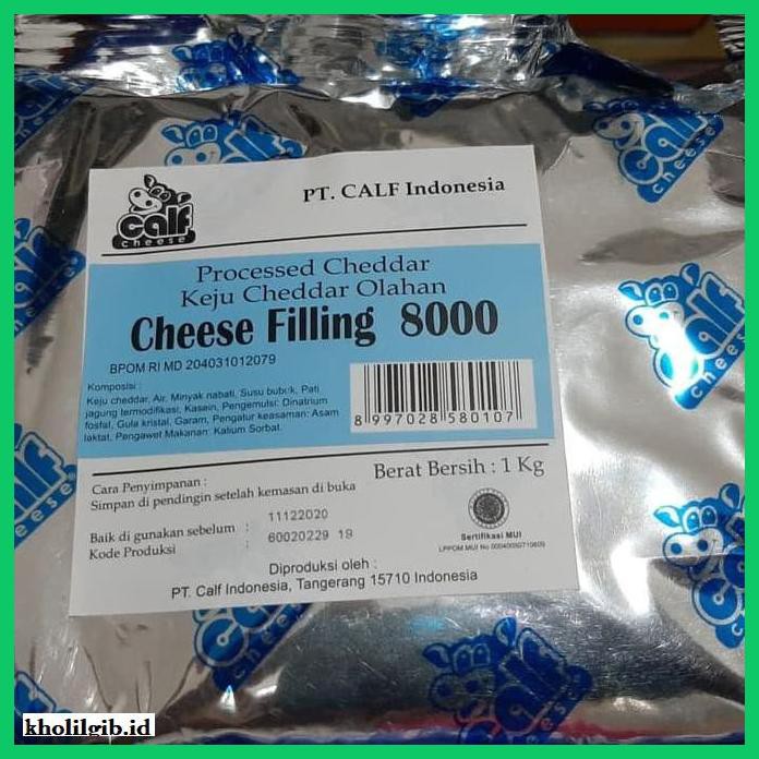 

Ujekujek- Calf Cheese Filling 8000 Kemasan 1Kg -Original.