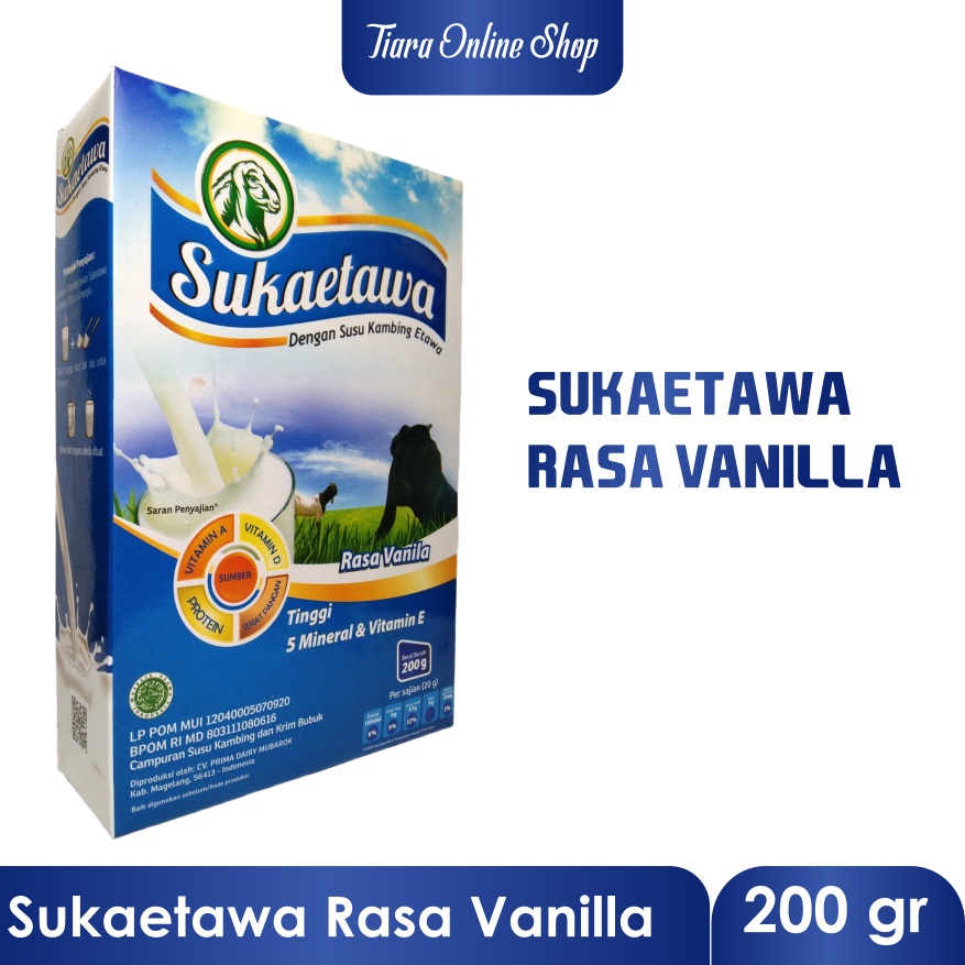 Susu Kambing Etawa SUKAETAWA 200 Gram | Susu Kambing | Susu Etawa |