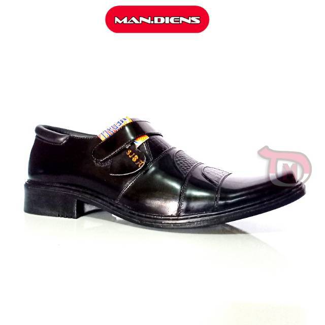 MANDIENS SJ370 Sepatu Kulit Asli Pantofel Pria Original Medali Export Quality