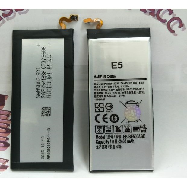 Battery Batre Baterai Samsung E5 2015 E500 EB-BE500ABE