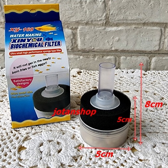 XY 168  XinYou Biochemical Sponge Filter biofoam media biologis Aquarium Aquascape Mini Xin You bio foam XY168