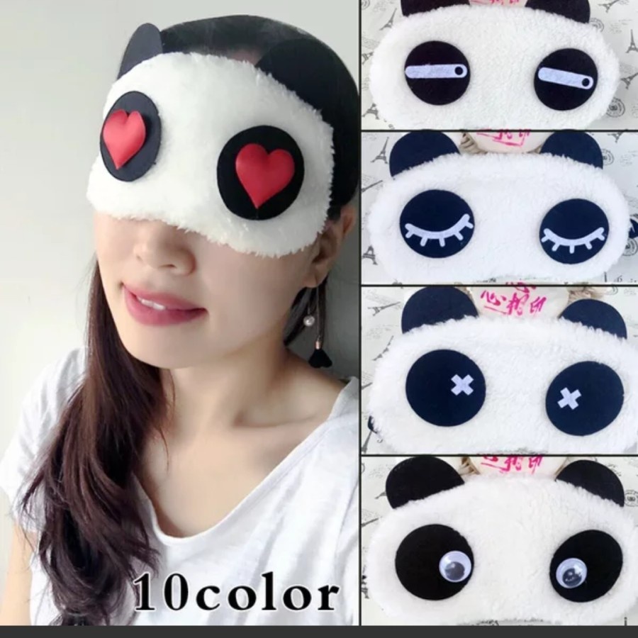 Penutup Mata Tidur PANDA Karakter Panda Kacamata Tidur Bando / Sleeping Eye