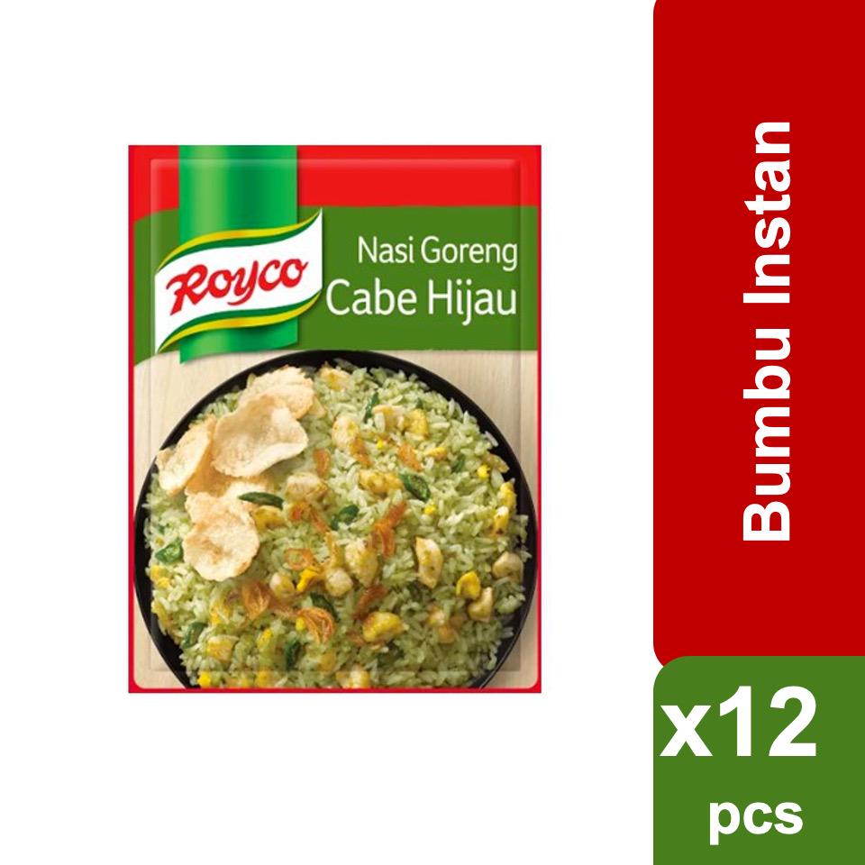 Royco Bumbu Nasi Goreng Cabe Hijau Triplepack 4 x 17 gr