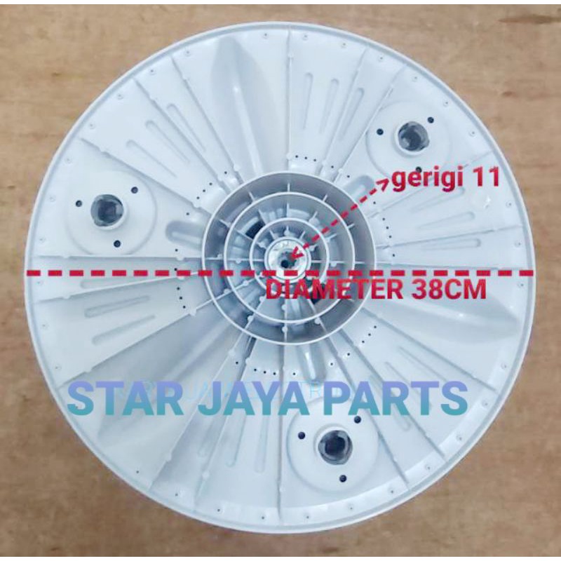 Pulsator Putaran Baling Mesin Cuci Top Loading LG 10 - 14 KG