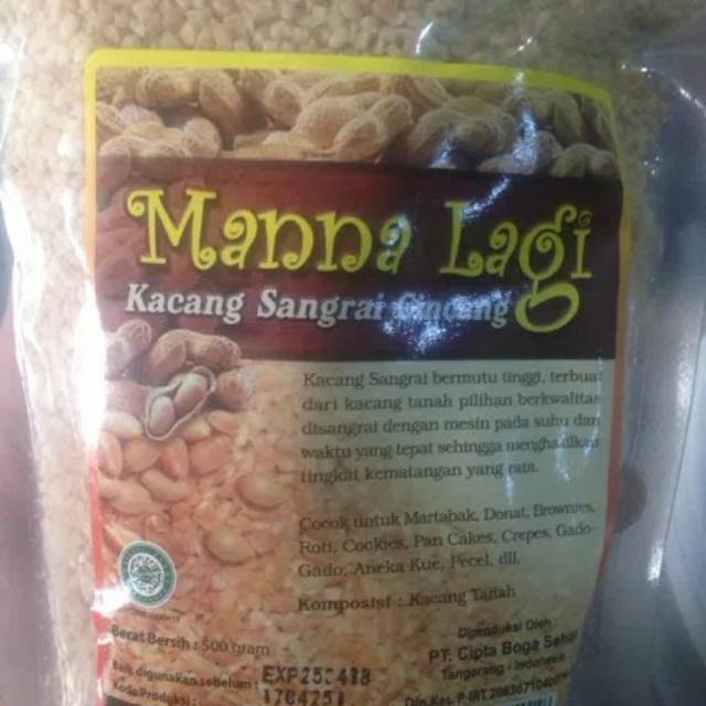 

Kacang sangrai Manna Lagi manalagi 500 gram