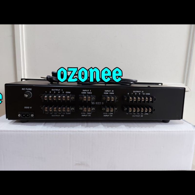 SPEAKER SELECTOR 20 CHANNEL 4 INPUT SELECTOR SPEAKER 20 CHANNEL 4 INPUT