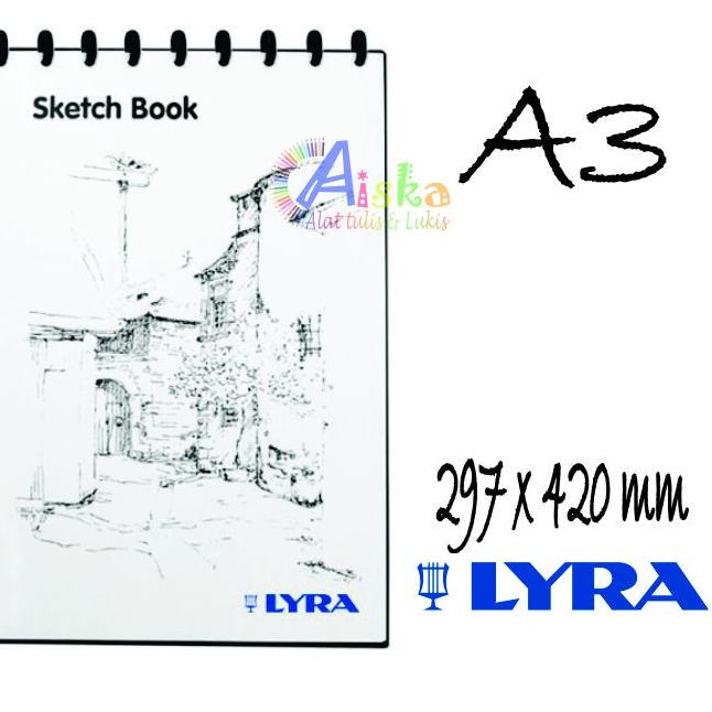 

DSEJ Lyra Sketch Book A5, A4, A3, & Refill (Buku Sketsa Lyra A5, A4, A3, &Refill) / Buku gambar nyxx662