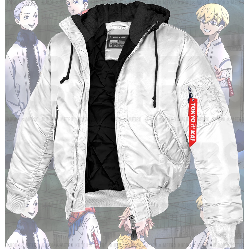 Jaket Bomber Waterproof Premium Tokyo Manji Kai Tokyo Revengers Anime Cosplay Unisex Fashion Jepang 