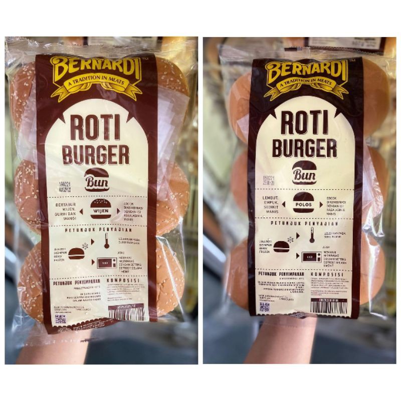 

BERNARDI Roti Burger Bun isi 6pc