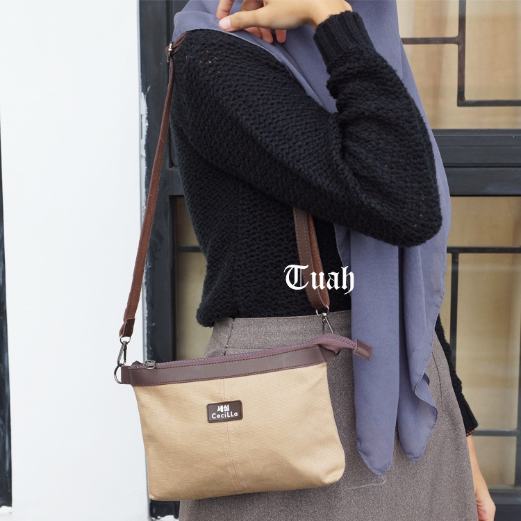 TUAH SLIMBAGS ( TOP HANDLE BAG) Hand Bags CeciLLa 2 in 1 Premium High quality Cv- 09 / / Tas Jinjing Wanita /Tas Selempang Wanita/ Dompet HP Dan Uang Wanita Terbaru / Tas Wanita Terbaru Kekinian &amp; Terlaris/ Tas Serbaguna Wanita/ Tas Kosmetik