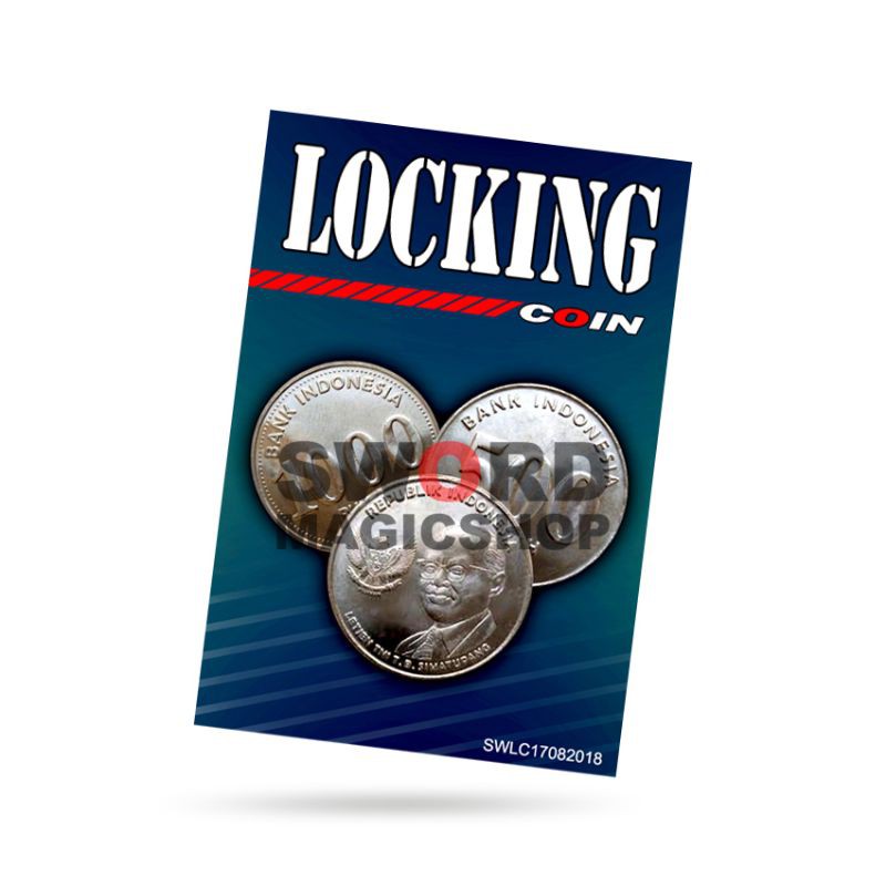 Alat Sulap Locking Coin - Sulap Koin - Trik Koin - Coin Magic - Toko Sulap - Sword Magic