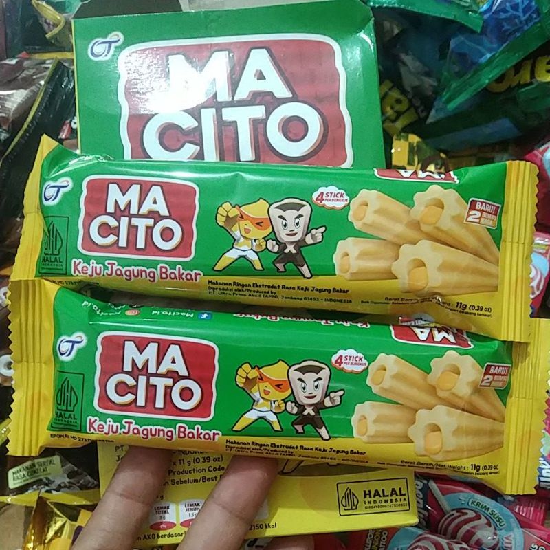 Macito keju jagung bakar 11gr  isi 10 pcs