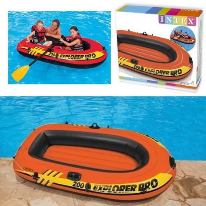 Intex 58356 Perahu Karet Explorer Pro 200 Boat Only Play Series