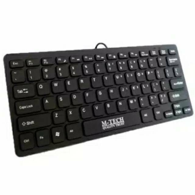 Keyboard Mini Usb M-tech MT-08 Slim - Hitam